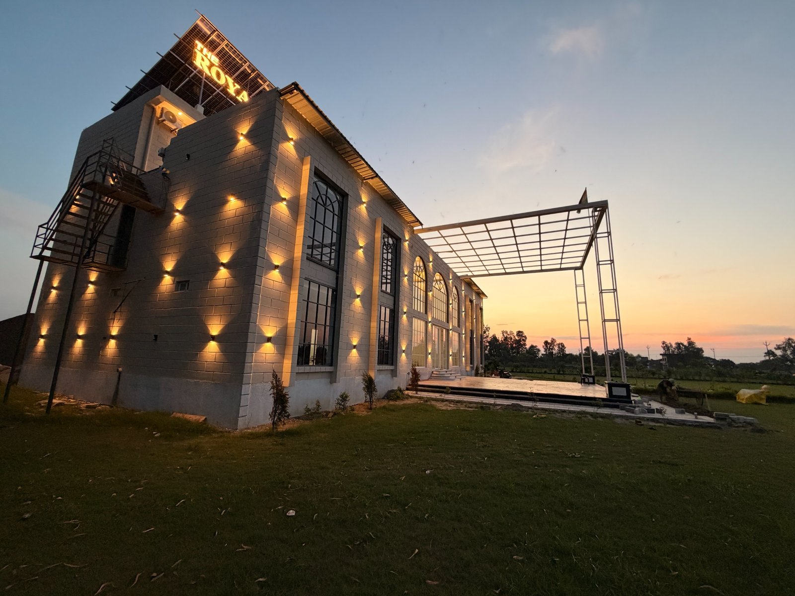 Royal Avadh illuminated façade